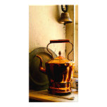 Copper Tea Kettle on Windowsill Photo Cards