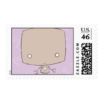 Copper the Little Robot (firefly print) postage