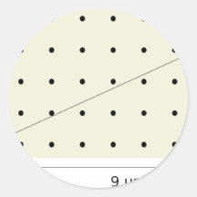 Coprime Lattice of 4 and 9 Round Stickers