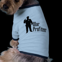 Cops are war profiteers pet clothing