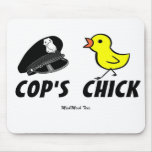 Cops Chick Mouse Pads