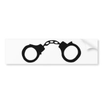 cops handcuffs bumper stickers by Tomaniac cops handcuffs bumper stickers