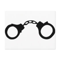 cops handcuffs postcards
