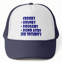 COPS job security Mesh Hat