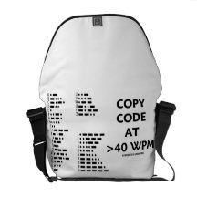 Copy Code At >40 WPM (International Morse Code) Courier Bags