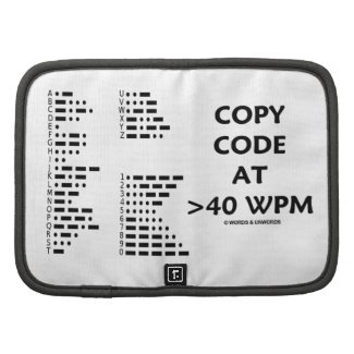 Copy Code At >40 WPM (International Morse Code) Organizer