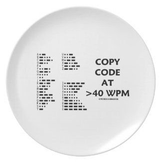 Copy Code At >40 WPM (International Morse Code) Plates