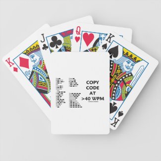 Copy Code At >40 WPM (International Morse Code) Deck Of Cards