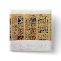 Copy of a fragment of the Dresden Codex Buttons