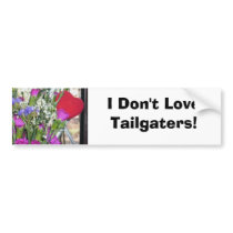 Copy of feb 15 2007 valentine flowers (2), I Do... bumper stickers