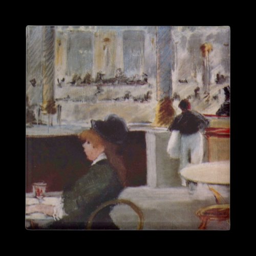 Copy of In Cafe by Edouard Manet Fridge Magnet