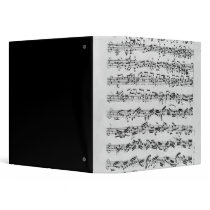 Copy of 'Partita in D Minor for Violin' 3 Ring Binder