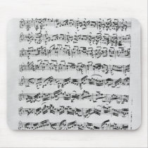 Copy of 'Partita in D Minor for Violin' Mouse Pads