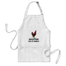 Copy of Project61, ROOSTERS DO IT EARLY Aprons