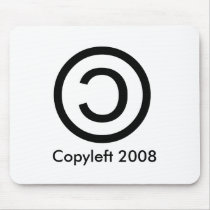 Copyleft 2008 mousepad