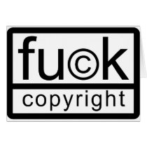Copyleft Fuck Copyright cards by nedgey Copyleft Fuck Copyright cards