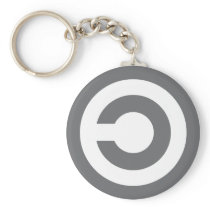 Copyleft - information wants to be free keychain