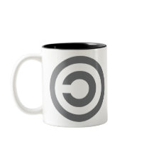 Copyleft - information wants to be free coffee mugs