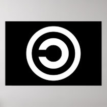Copyleft - information wants to be free print
