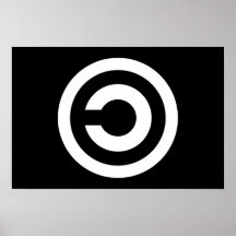 Copyleft - information wants to be free print