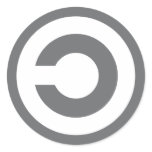 Copyleft - information wants to be free stickers