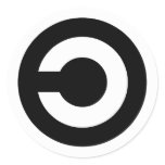 Copyleft - information wants to be free stickers