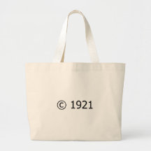 Copyright 1921 bag