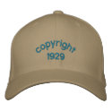 copyright 1929 embroidered hats by smallhandsdesigns copyright 1929 embroidered hats