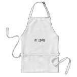 Copyright 1948 aprons