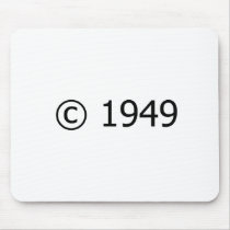 Copyright 1949 mouse pad