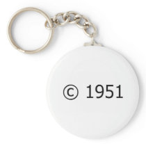 Copyright 1951 keychain