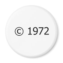 Copyright 1972 magnets