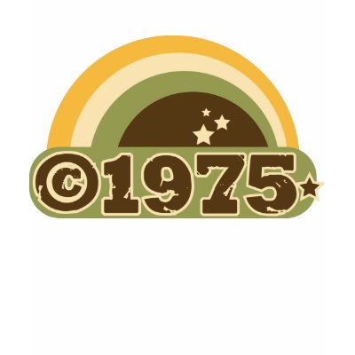 Copyright 1975 t-shirts by creativetaylor