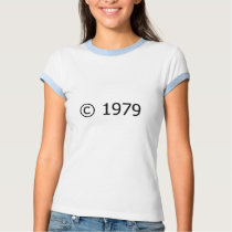 Copyright 1979 t-shirts