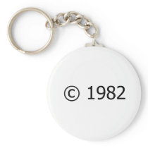 Copyright 1982 keychains