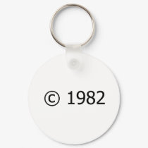 Copyright 1982 keychains
