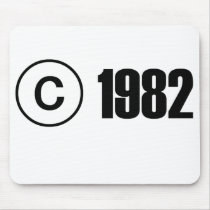 Copyright 1982 mouse mats