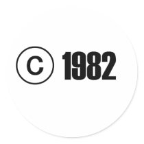 Copyright 1982 stickers by dreamweaver1619 Copyright 1982 stickers