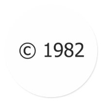 Copyright 1982 stickers by smallhandsdesigns Copyright 1982 stickers