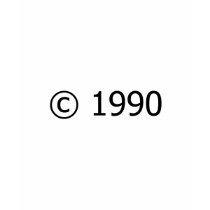 Copyright 1990 t-shirts