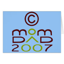 copyright mon & Dad Blue cards
