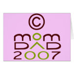 copyright mon & Dad Pink cards