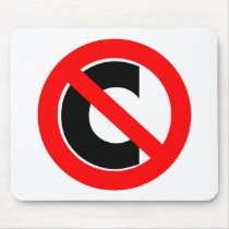COPYRIGHT SYMBOL mousepads