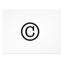 Copyright T-shirt Personalized Announcement