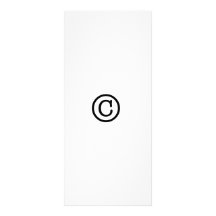 Copyright T-shirt Rack Card