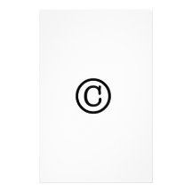 Copyright T-shirt Stationery