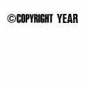 Copyright Year Personalized T-Shirt
