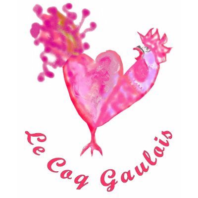Coq Gaulois Tee Shirt by isazappa