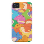 Coque iPhone 4 Hippopotames Heureuses iPhone 4 Case