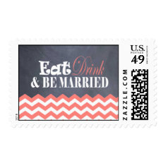Cora, Chevron Wedding Stamps